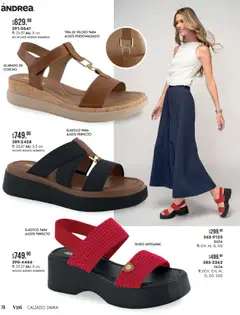 Vista previa de Andrea catálogo Verano, nuevo folleto de la tienda, válido en México a partir del 24.05.2026 | Página: 76 | Productos: Blusa, Falda