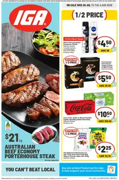 Preview of IGA catalogue - valid from 29/07/2026