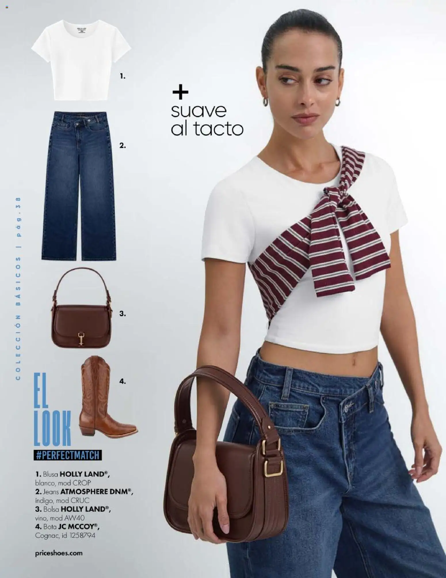 Nuevas ofertas de Price Shoes válidas en toda la República Mexicana desde el 23/07/2026. ¡Encuentra las mejores ofertas en Price Shoes catálogo Básicos! | Página: 38 | Productos: Blusa, Bolsa