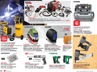Preview of Canadian Tire flyer - The Ultimate Tool Guide from shop Canadian Tire valid from Aug 27, 2026 | Page: 14 | Products: Compressor, Cutter, Tools, Air compressor