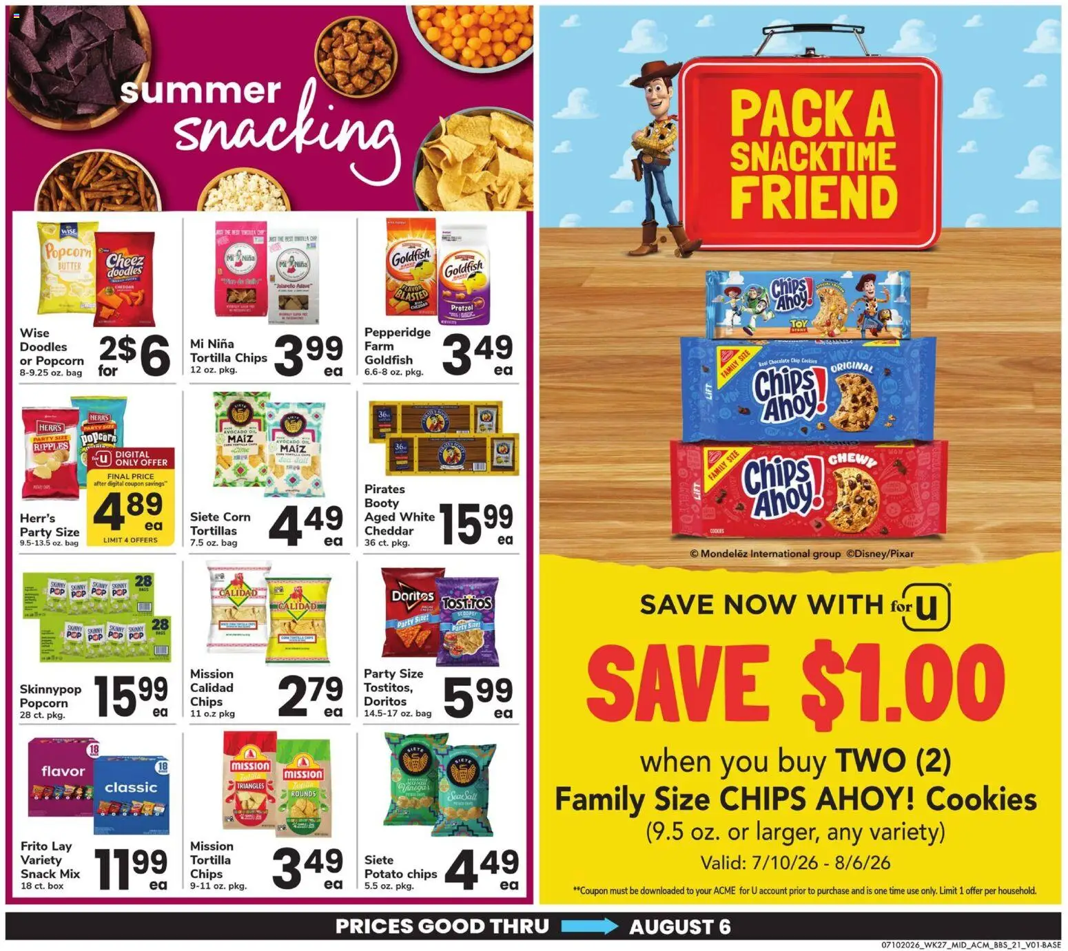 Acme Big Book of Savings - valid from 07/10/2026 | Page: 21 | Products: Corn, Box, Chocolate, Bag