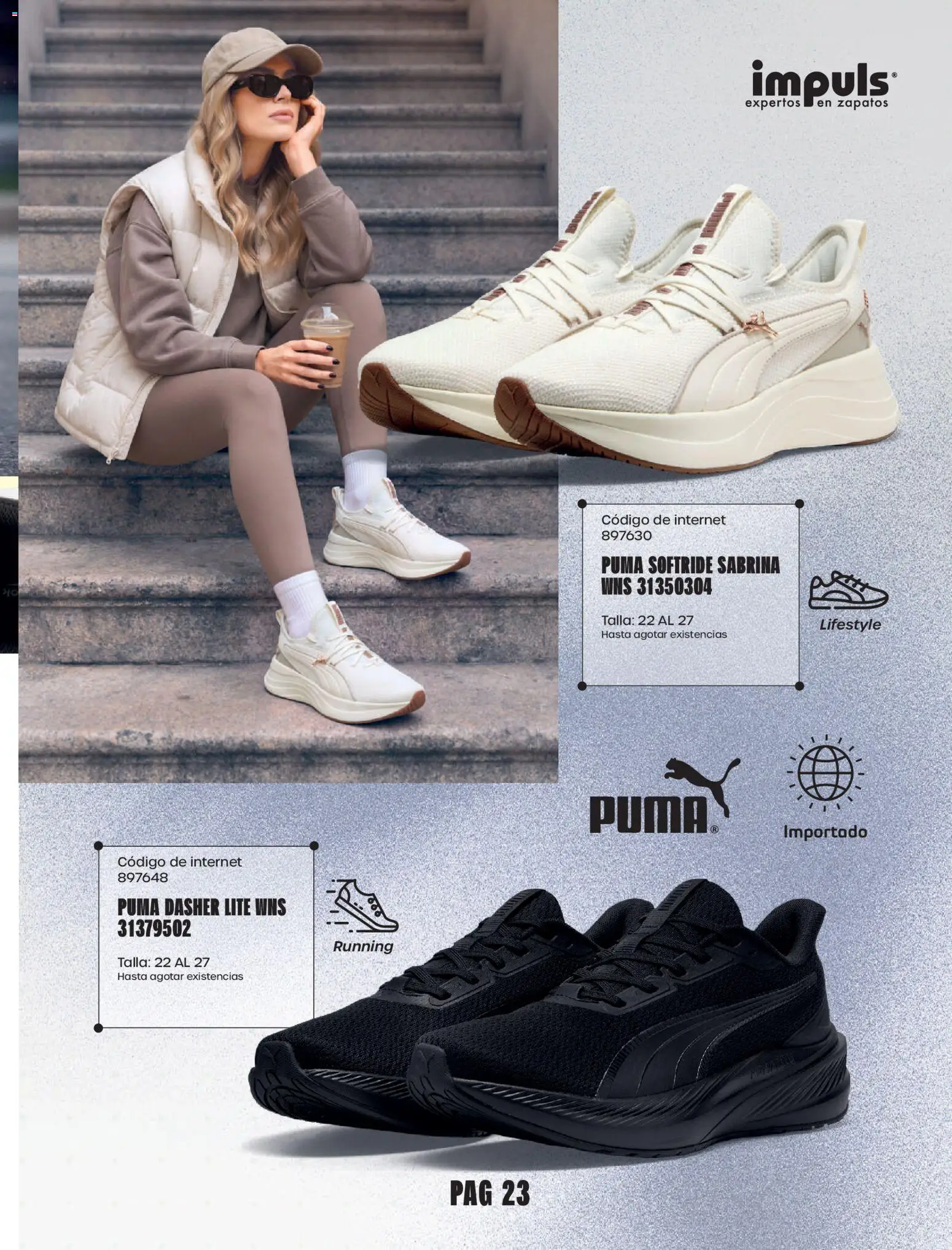Nuevas ofertas de Impuls válidas en toda la República Mexicana desde el 01/09/2026. ¡Encuentra las mejores ofertas en Impuls catálogo Urban Sport! | Página: 25 | Productos: Zapatos