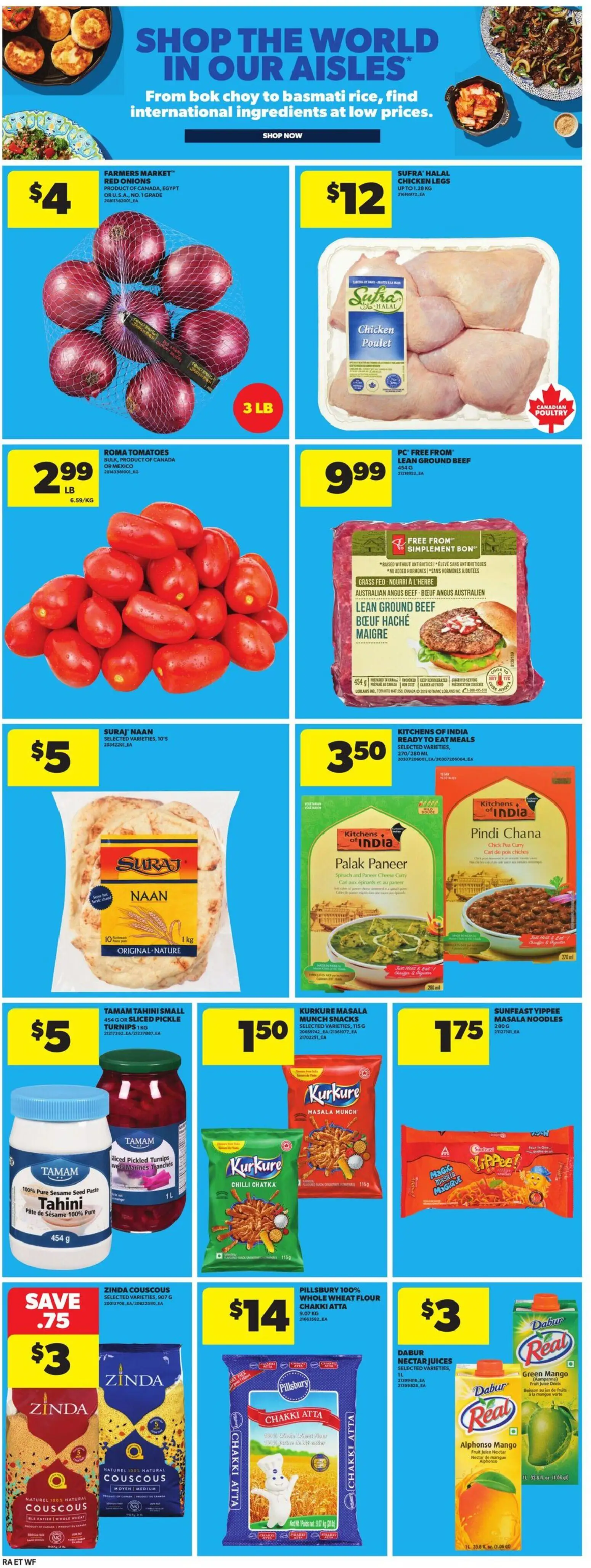 Atlantic Superstore flyer valid from 11.06.2026 | Page: 23 | Products: Noodles, Beef, Cheese, Tomatoes