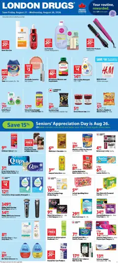 Preview of London Drugs flyer / circulaire from shop London Drugs valid from Aug 21, 2026