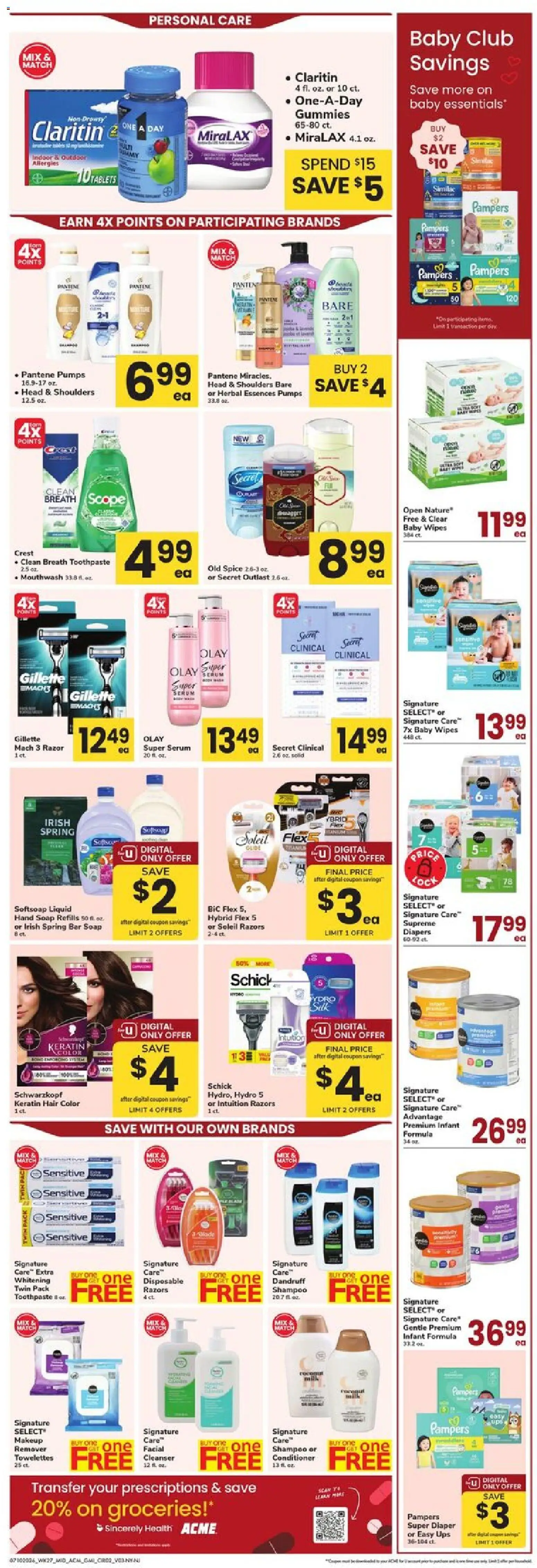 Acme Ad - valid from 07/10/2026 | Page: 2 | Products: Shampoo, Hair color, Soap, Toothpaste
