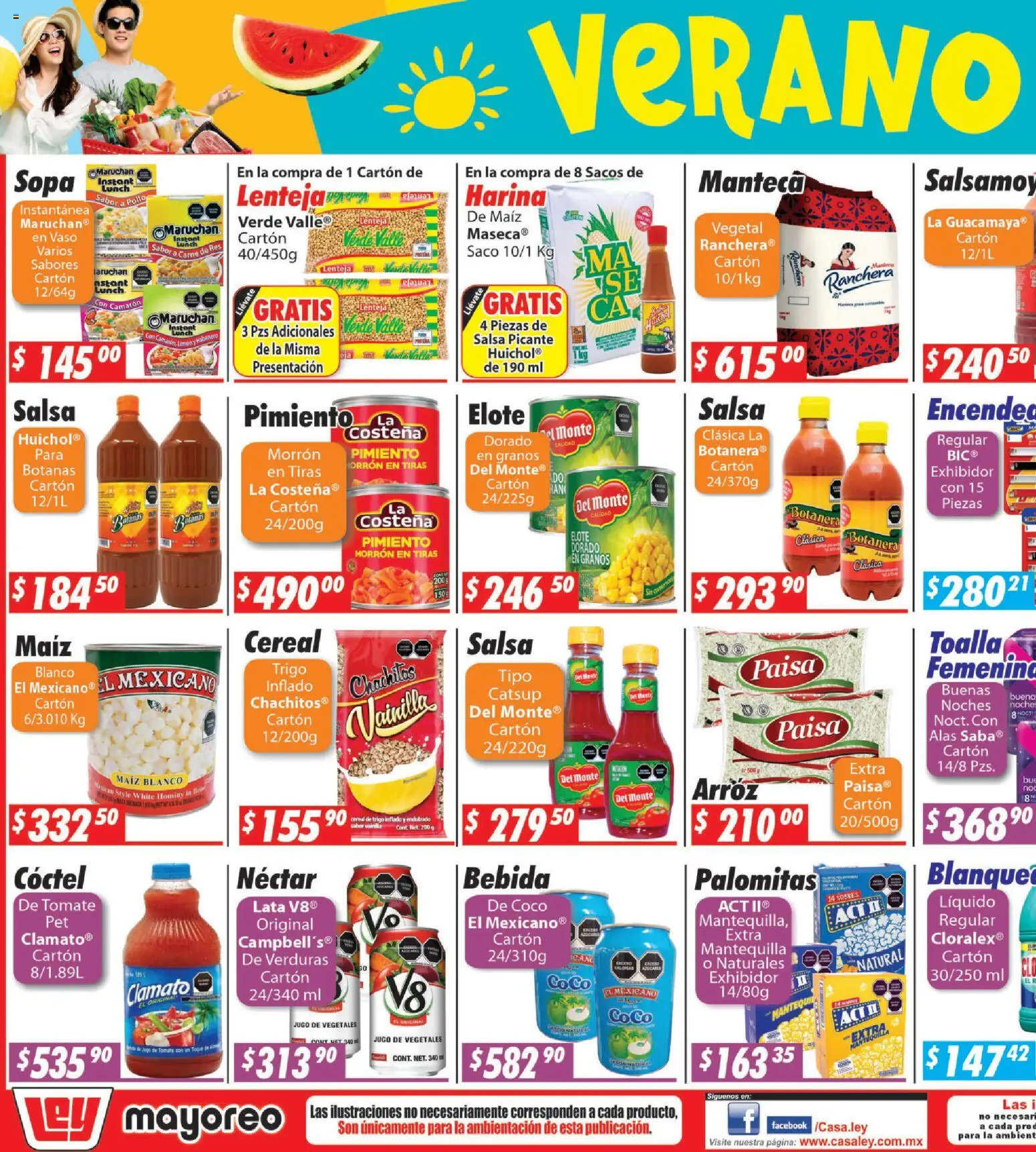 Nuevas ofertas de Casa Ley válidas en toda la República Mexicana desde el 10/08/2026. ¡Encuentra las mejores ofertas en Casa Ley folleto Frontera! | Página: 1 | Productos: Sopa, Catsup, Palomitas, Carne de res