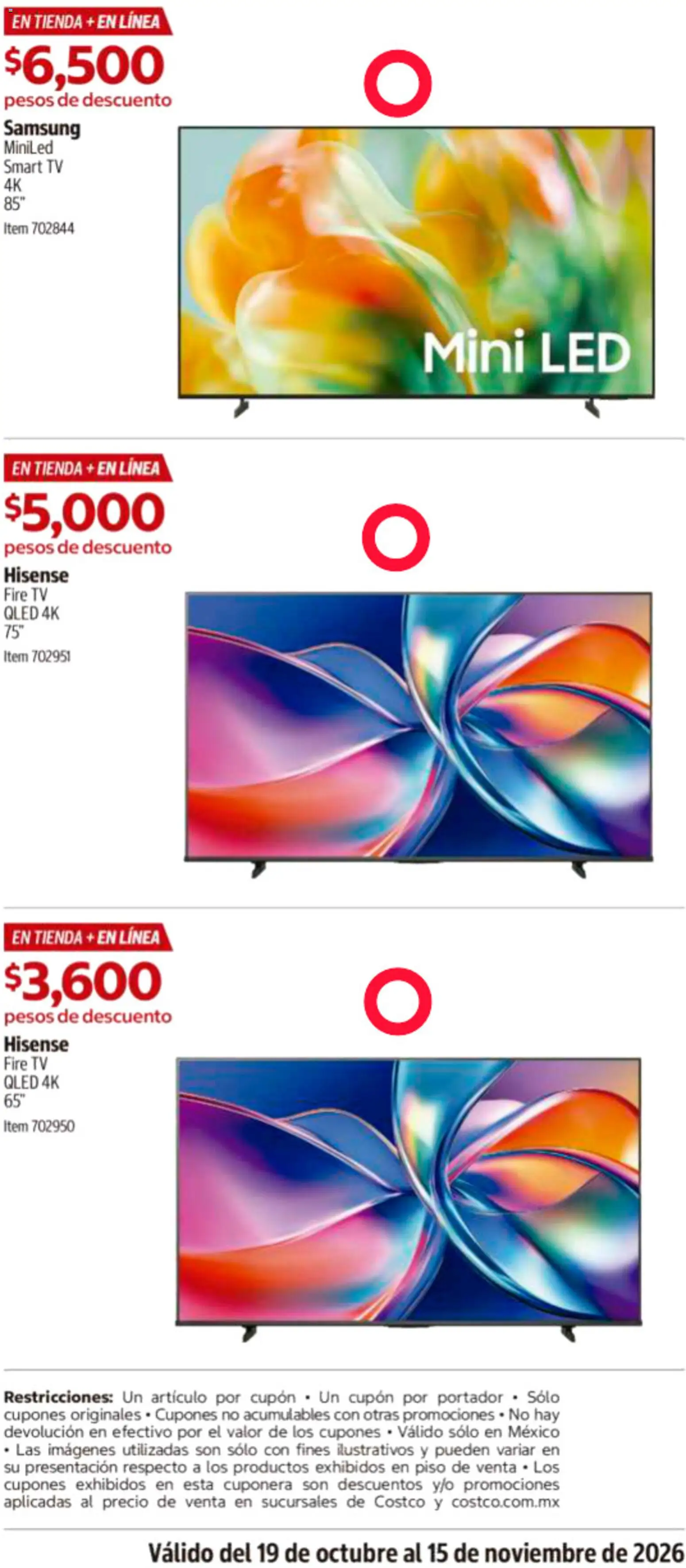 Nuevas ofertas de Costco válidas en toda la República Mexicana desde el 19/10/2026. ¡Encuentra las mejores ofertas en Costco catálogo! | Página: 3
