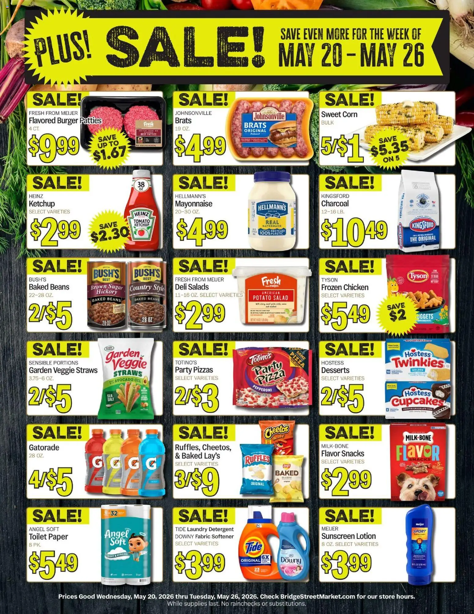Meijer Bridge Street Market - valid from 20.05.2026 | Page: 2 | Products: Corn, Oil, Salad, Avocado
