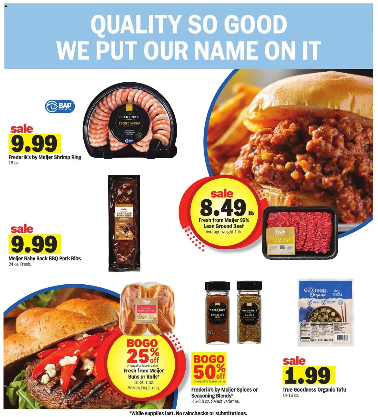 Meijer Weekly Ad - valid from 08/12/2026 | Page: 15 | Products: Ring, Hamburger, Pork, Beef