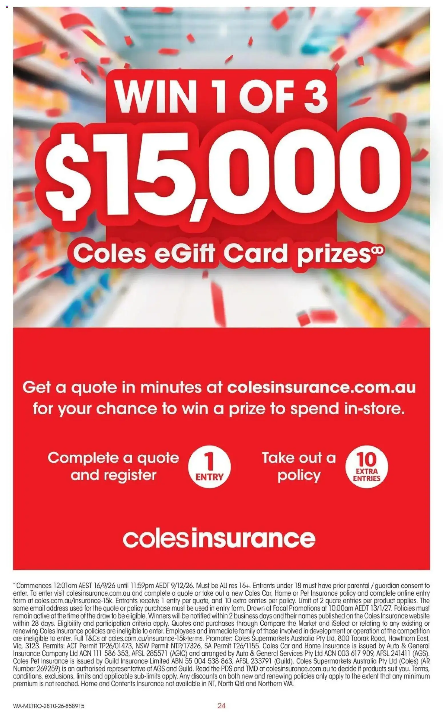 ﻿Coles catalogue valid from 28/10/2026 > Online Australia | Page: 24