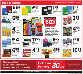 Preview of Acme weekly ads valid from 08/07/2026 | Page: 31 | Products: Groceries, Highlighter, Fruit, Notebook