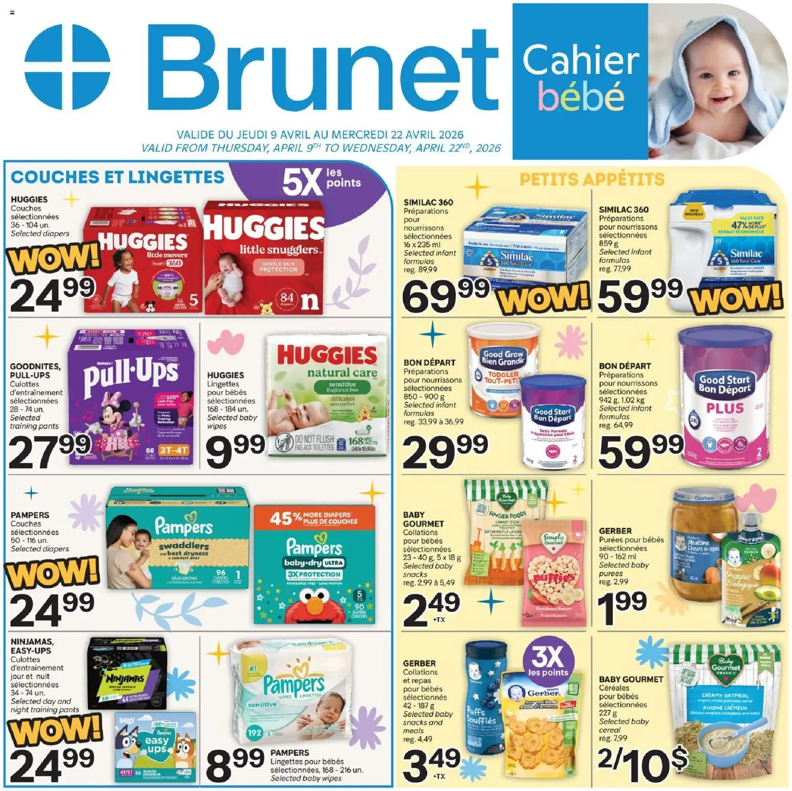 Brunet flyer valid from 09.04.2026 | Page: 1 | Products: Carrot, Fragrance, Pants