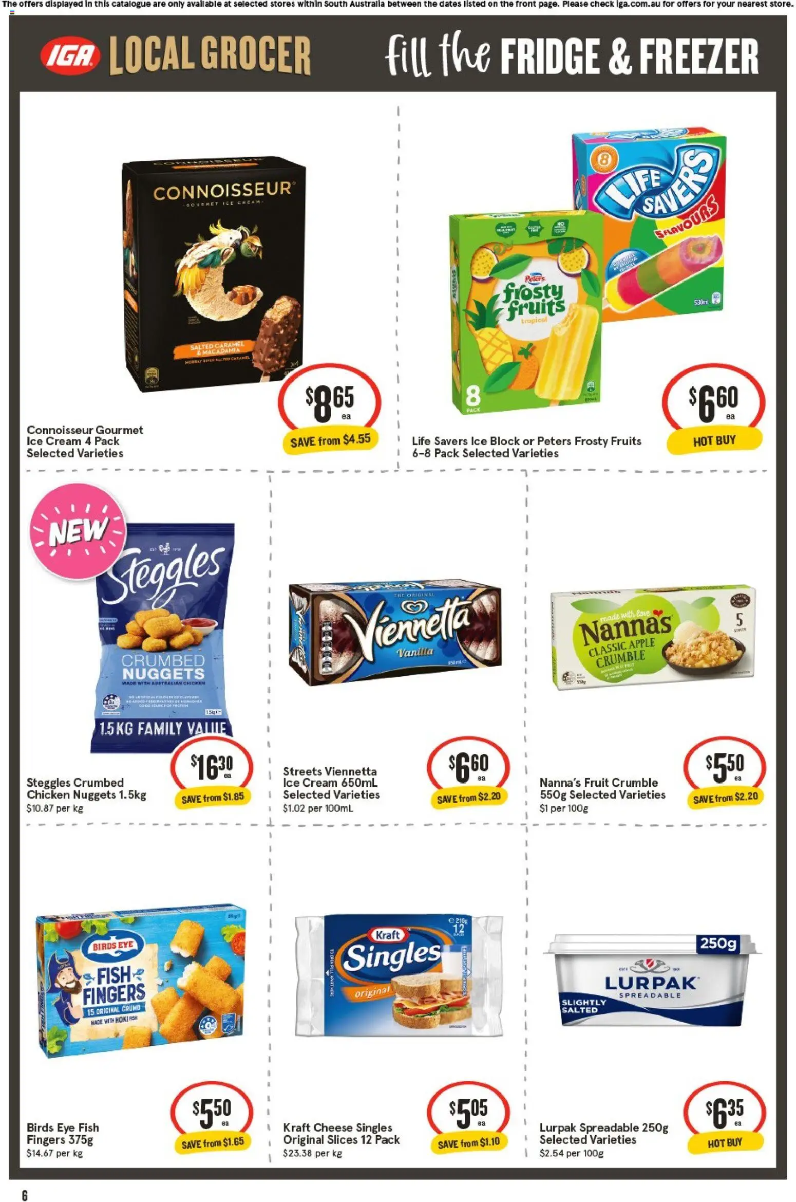 IGA catalogue - valid from 26/08/2026 | Page: 6 | Products: Crackers, Coffee, Lollies, Water