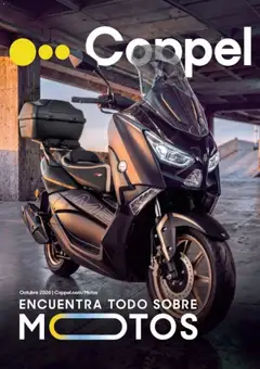 Vista previa de Coppel catálogo Encuentra todo sobre motos, nuevo folleto de la tienda, válido en México a partir del 01/10/2026