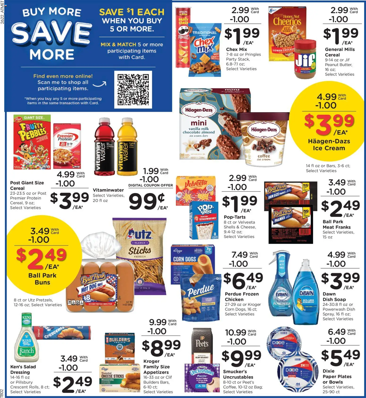 Kroger Weekly Ad - valid from 07/01/2026 | Page: 8 | Products: Corn, Butter, Ice cream, Water