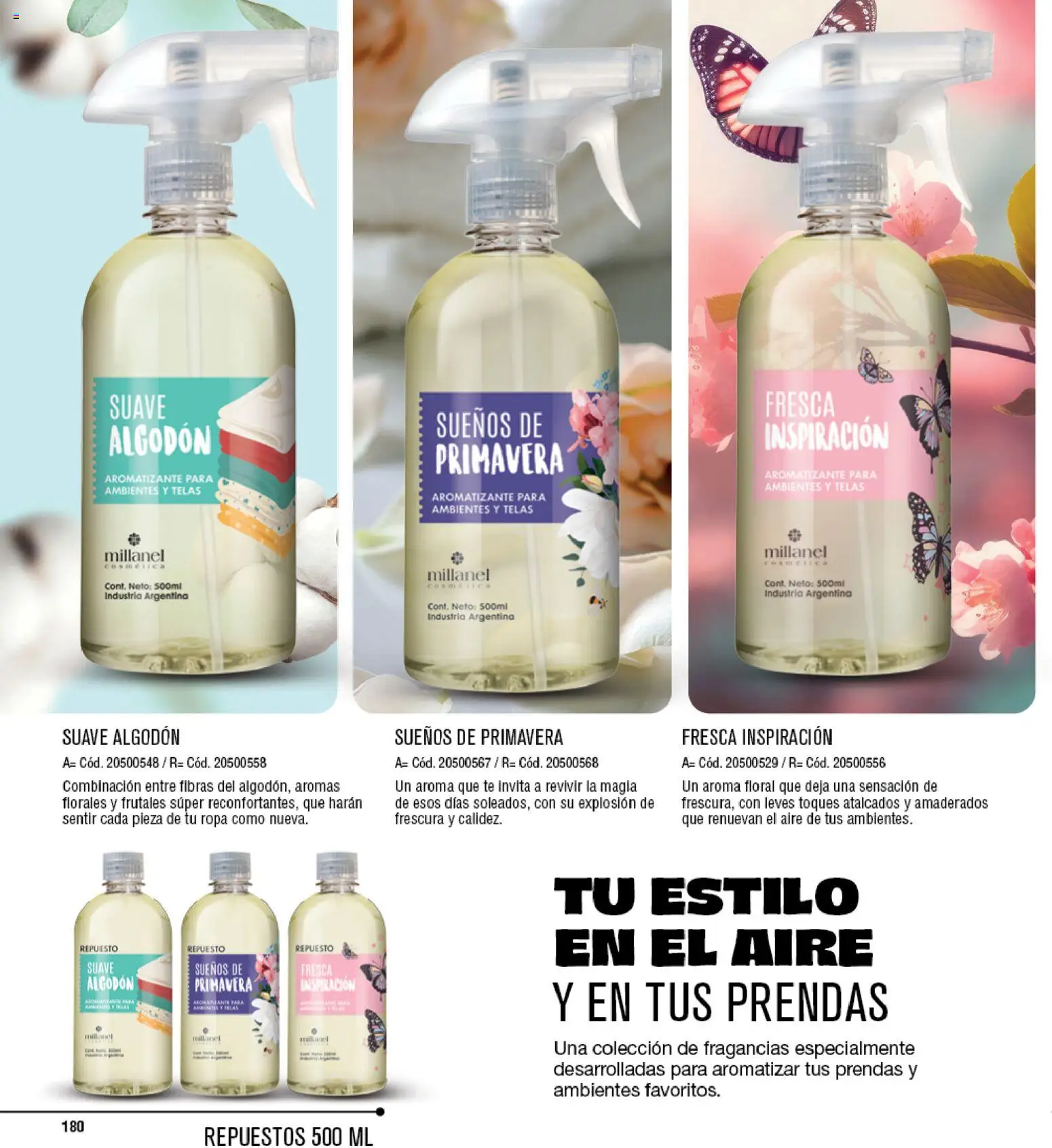 Millanel - Catálogo │ válido desde el 30/03/2026 | Página: 180 | Productos: Algodón, Ropa, Té