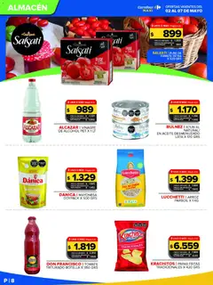 Vista previa Carrefour Maxi catálogo válido desde el 02.05.2026 | Página: 8 | Productos: Caso, Vinagre, Atún, Pure de Tomate