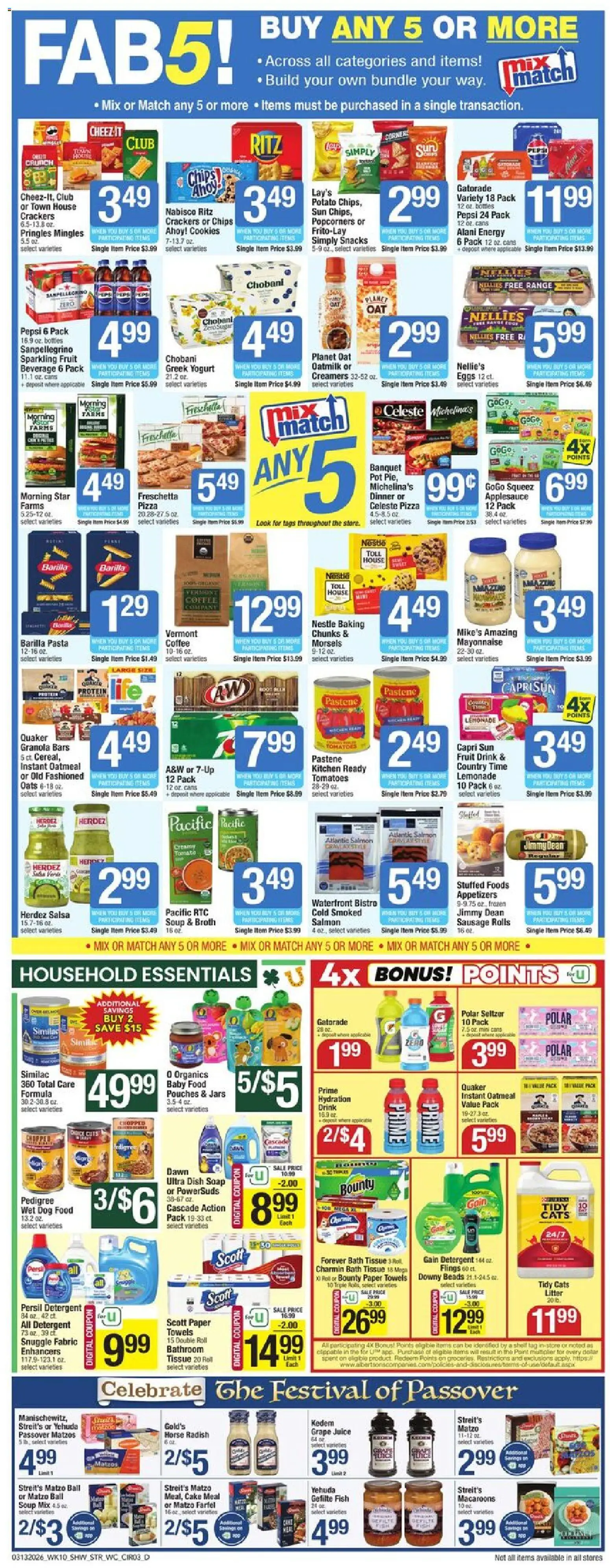 Star Market Weekly Ad - valid from 13.03.2026 | Page: 3 | Products: Soap, Tomatoes, Pasta, Sausage