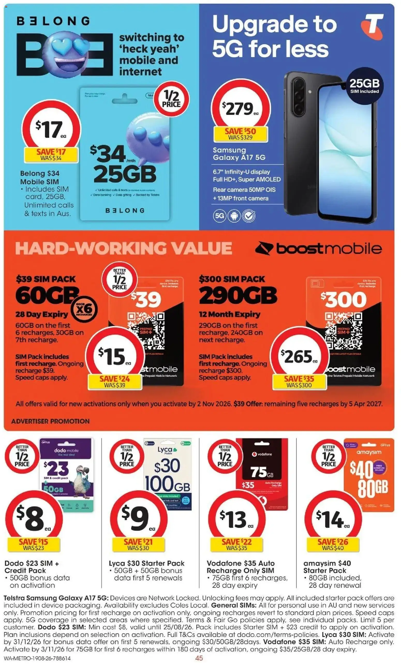 Coles catalogue - valid from 19/08/2026 | Page: 45