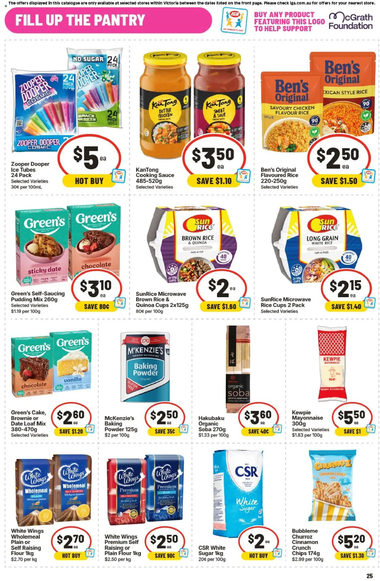 IGA catalogue - valid from 16/09/2026 | Page: 23 | Products: Chips, Pudding, Foundation, Vanilla
