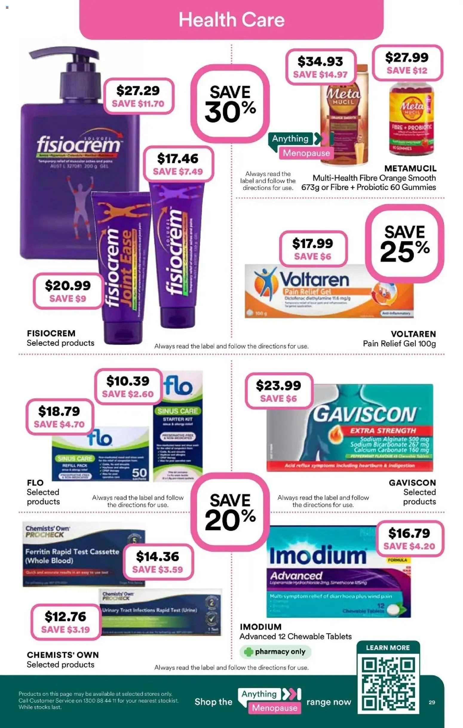 Priceline Pharmacy catalogue - valid from 06.05.2026 | Page: 29 | Products: Sinus, Tablets, Pain relief