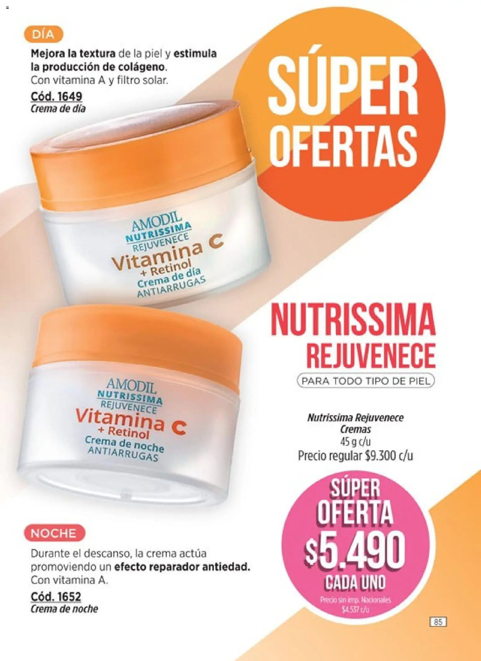 Amodil - Campaña 10 │ válido desde el 01.06.2026 | Página: 85 | Productos: Crema