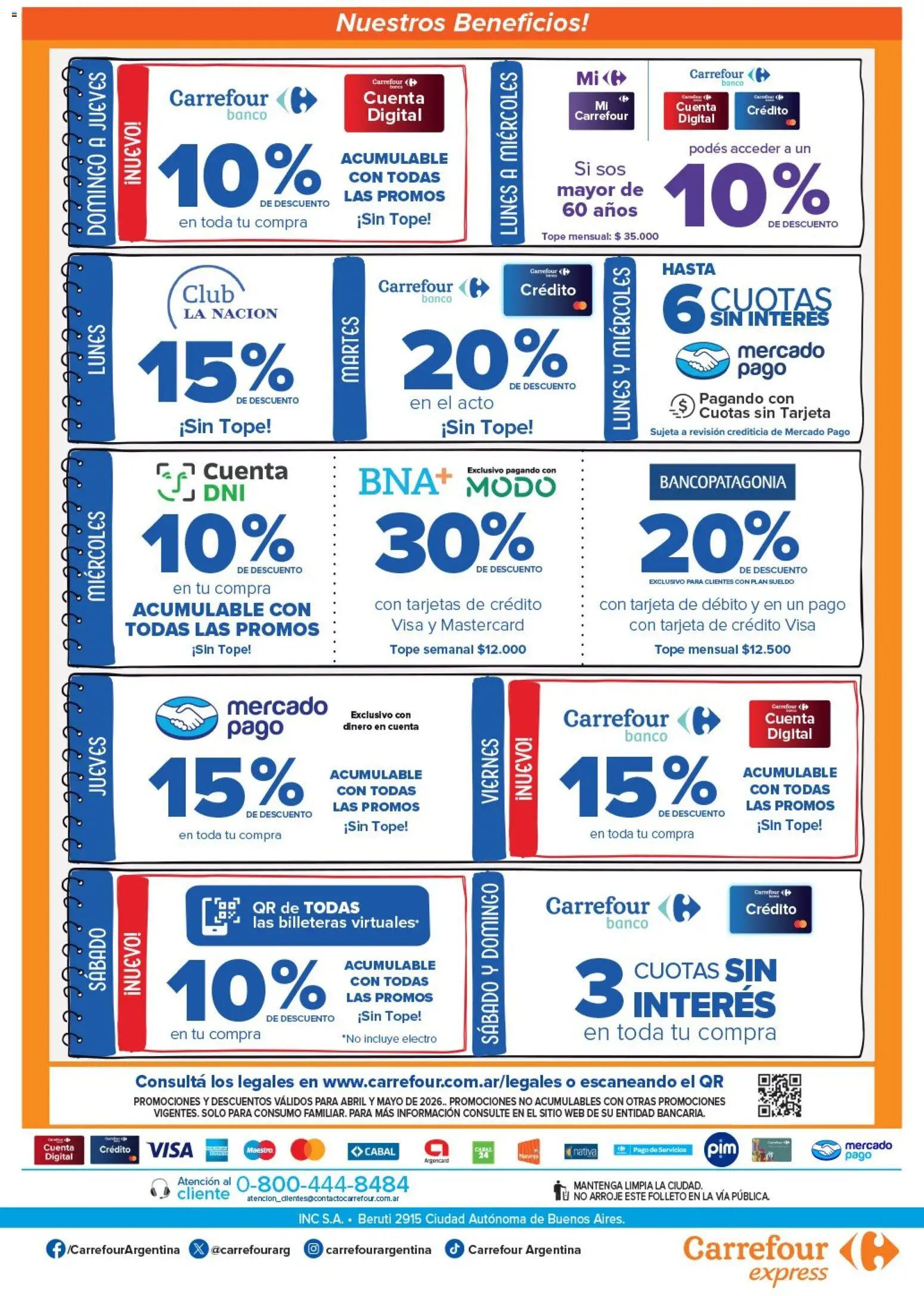 Carrefour - Carrefour Express | Espinosa 1632 Capital Federal - 62d76c19-6371-4369-bceb-378fafd55ce3 │ válido desde el 17.04.2026 | Página: 2 | Productos: Banco