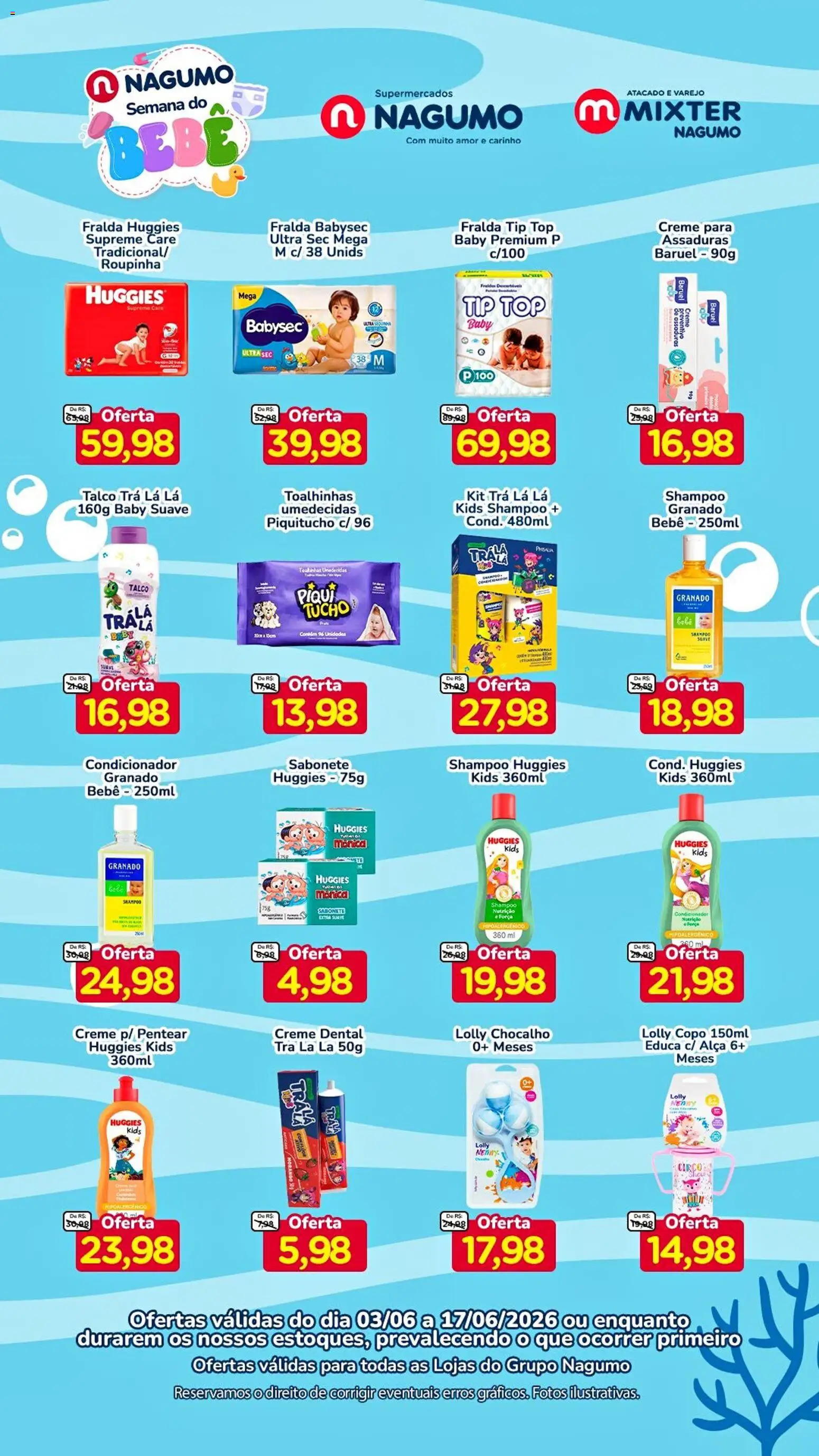 Nagumo Folheto - válido de 03.06.2026 | Página: 2 | Produtos: Shampoo, Condicionador, Creme, Sabonete