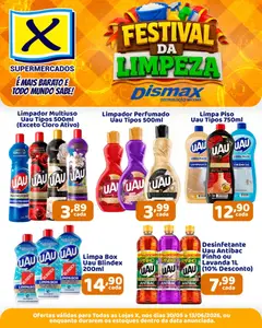 X Supermercados ofertas Dismax - Pré-Visualização do folheto da loja X Supermercados, válido de 30.05.2026