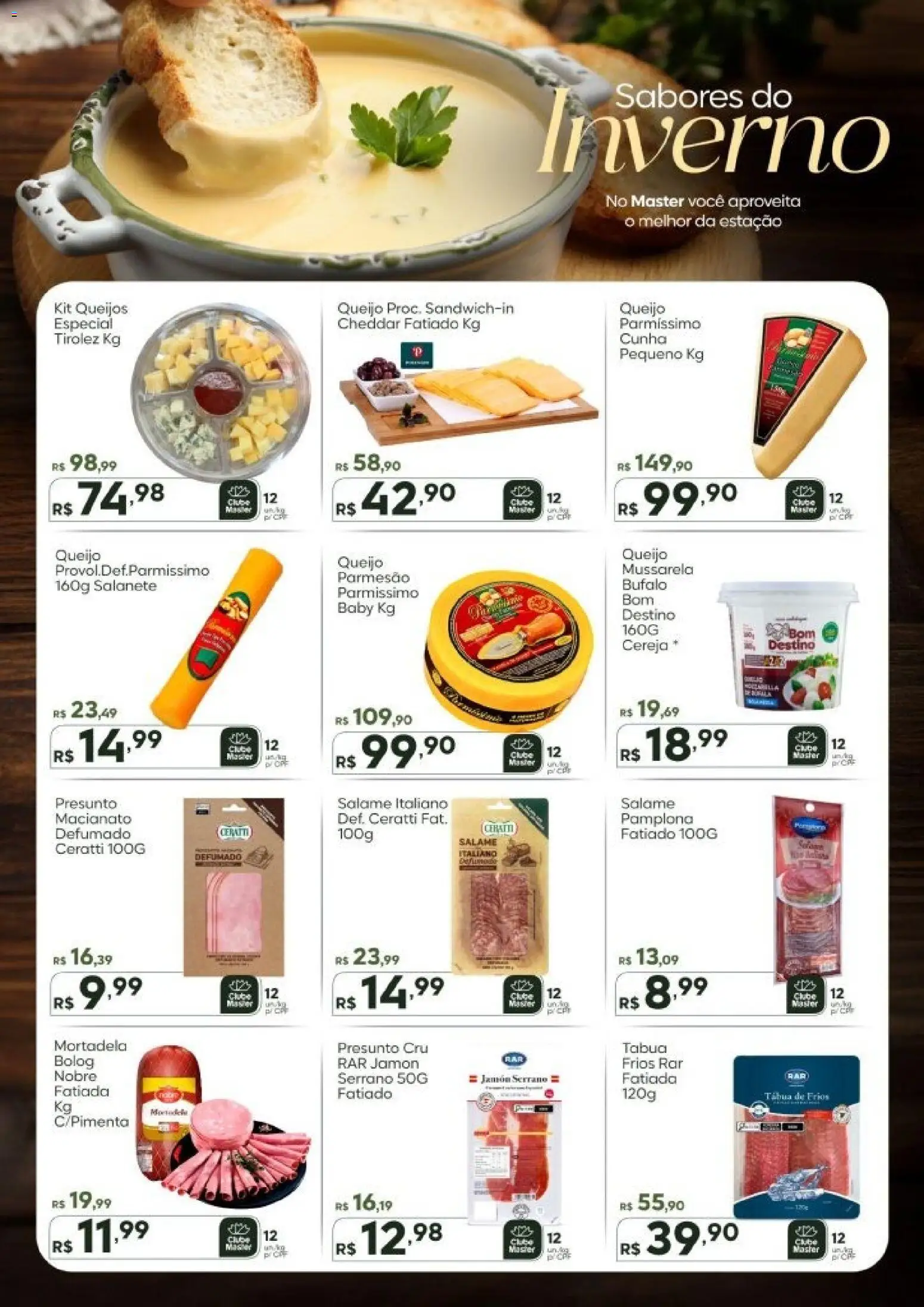 Master Folheto - válido de 16.06.2026 | Página: 8 | Produtos: Cereja, Salame, Presunto, Presunto cru