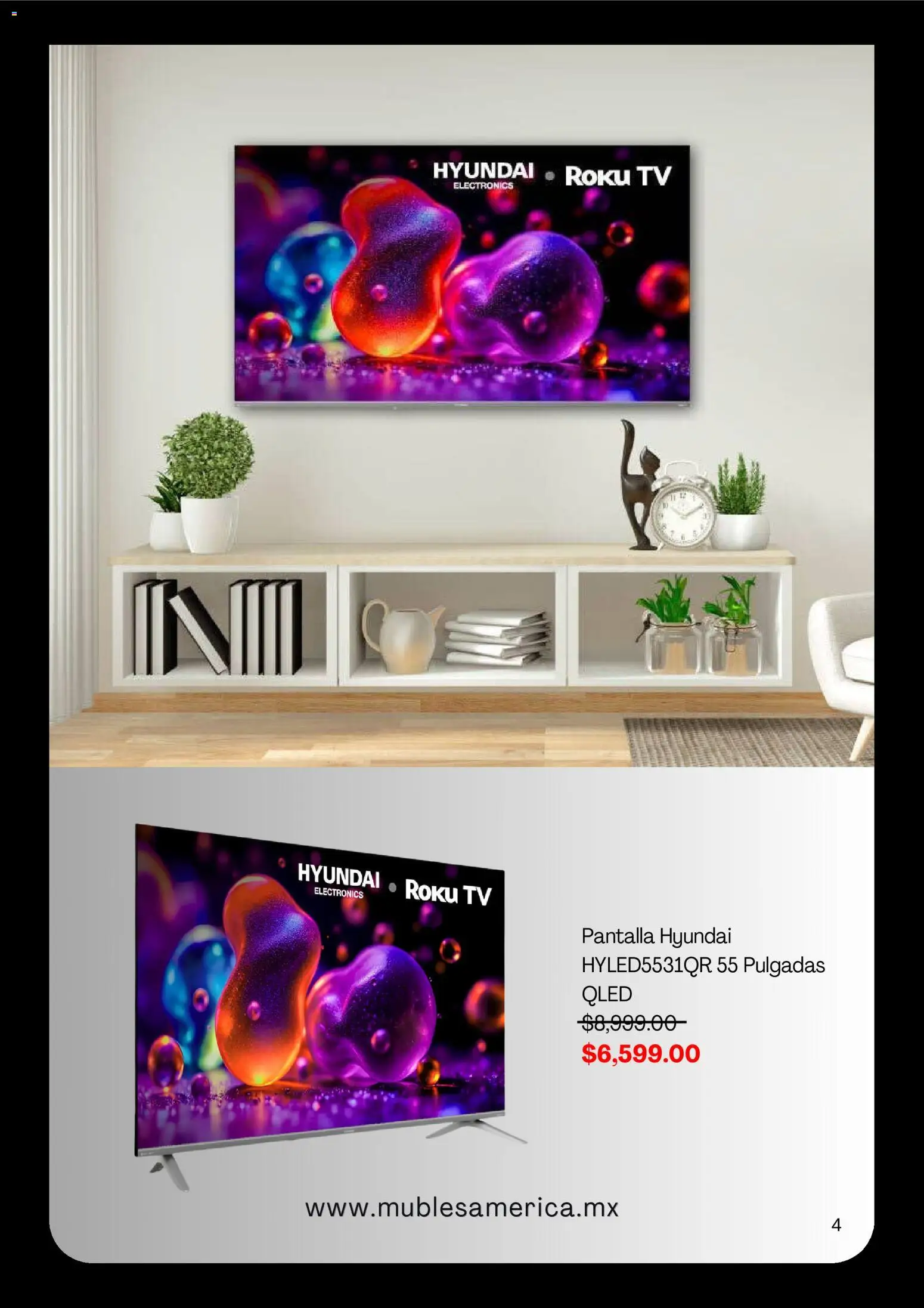 Nuevas ofertas de Muebles America válidas en toda la República Mexicana desde el 24/08/2026. ¡Encuentra las mejores ofertas en Muebles America catálogo! | Página: 4