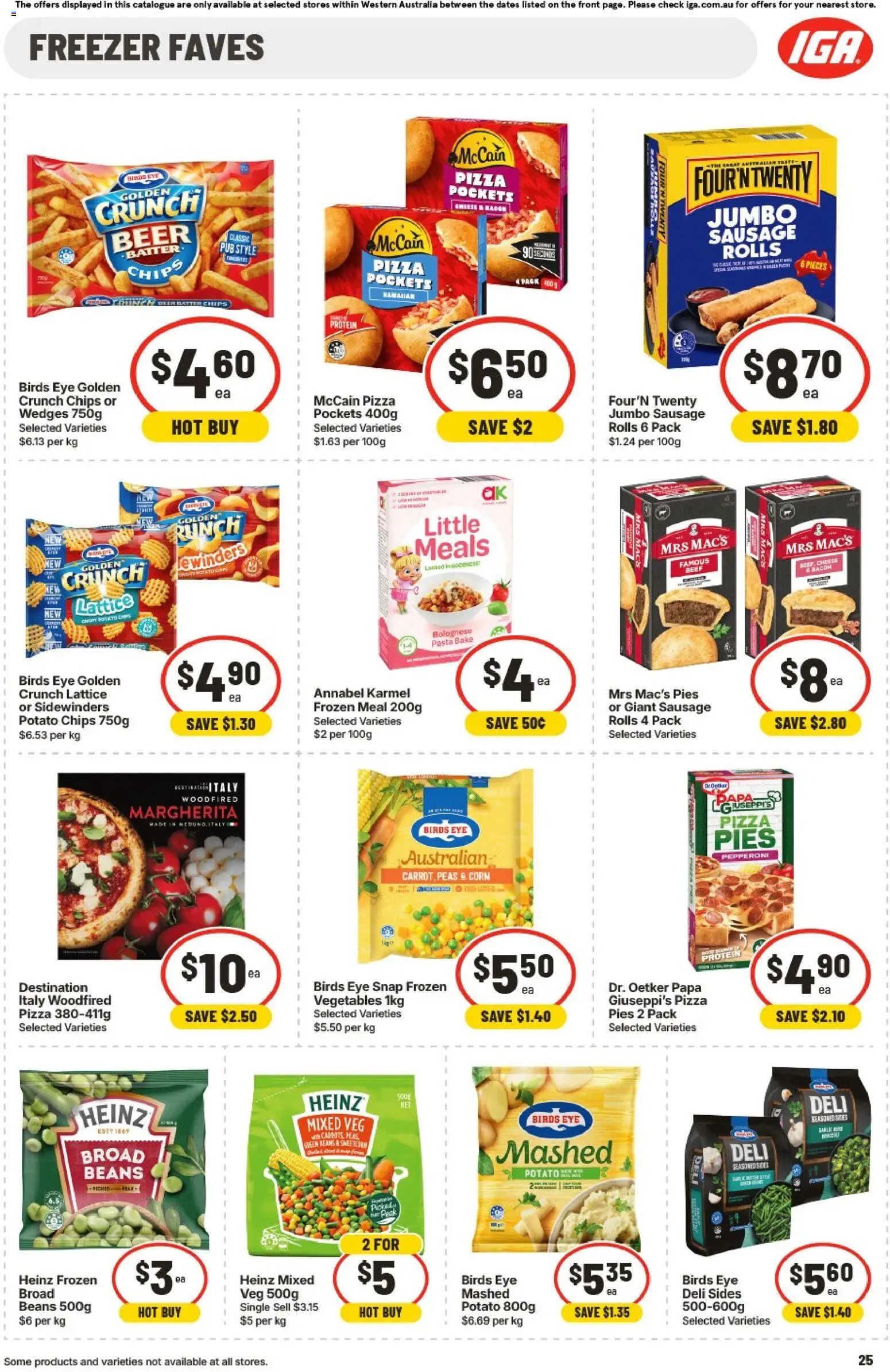 IGA catalogue - valid from 26/08/2026 | Page: 25 | Products: Bacon, Protein, Beer, Sausage