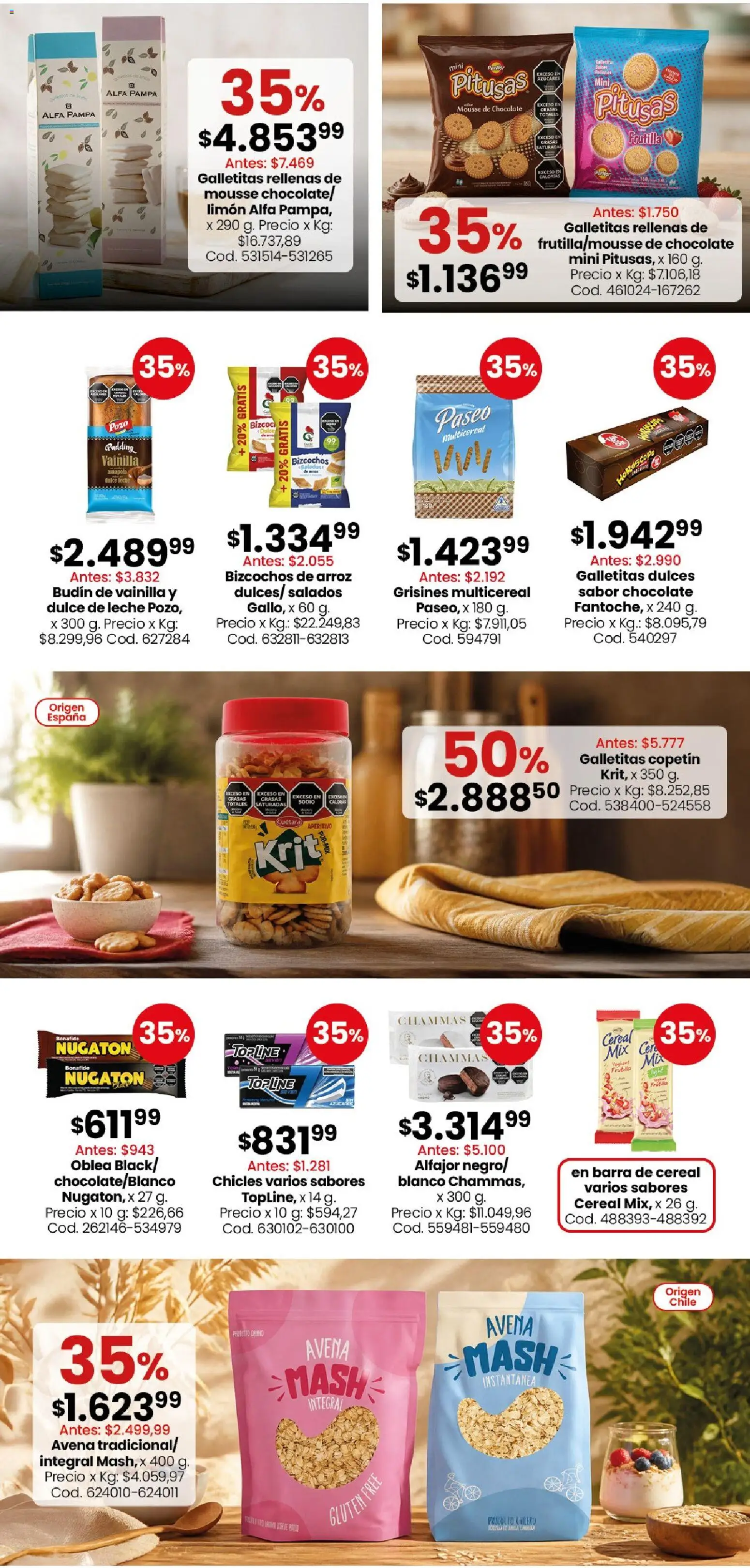 Coto - Almacén y bebida │ válido desde el 10/08/2026 | Página: 5 | Productos: Chocolate blanco, Dulce, Leche, Alfajor