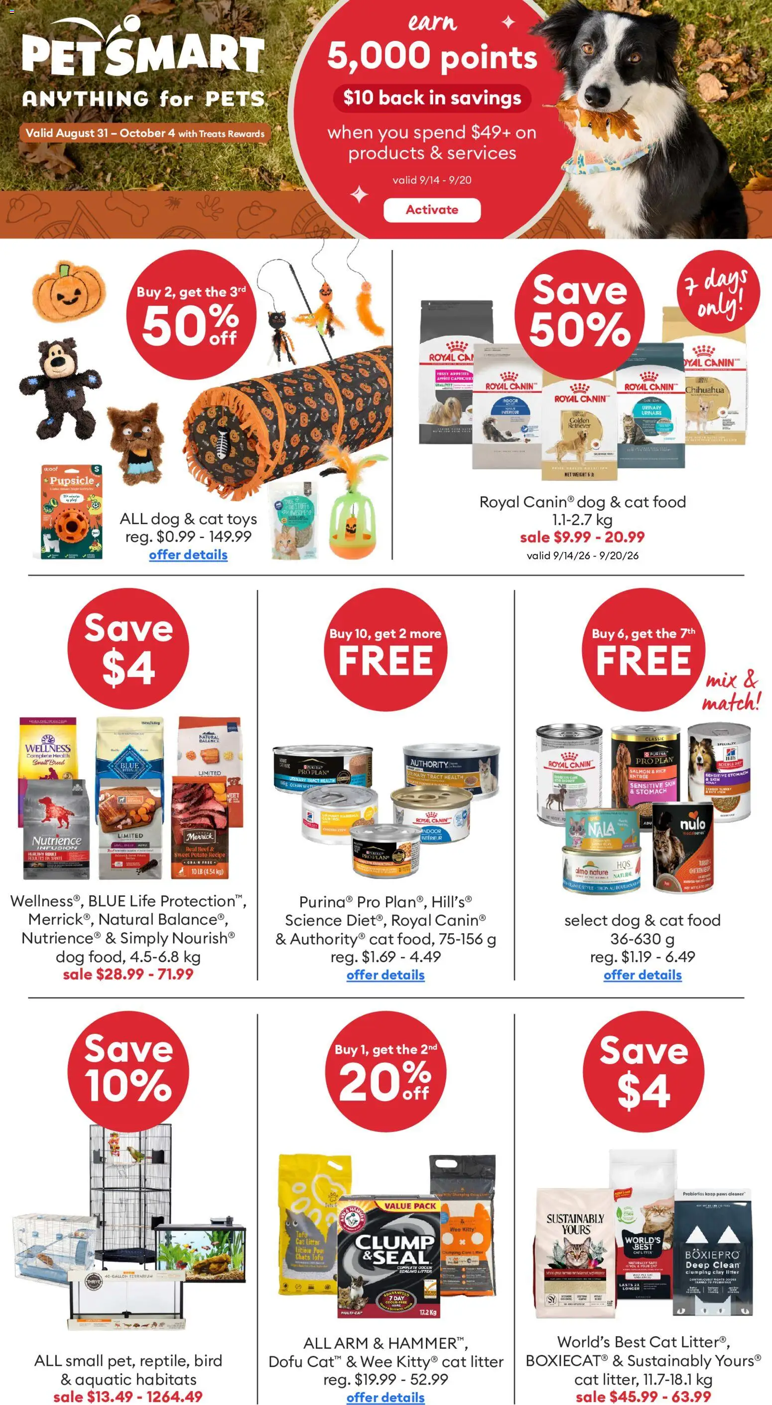 Petsmart Monday, August 31 Price Drop