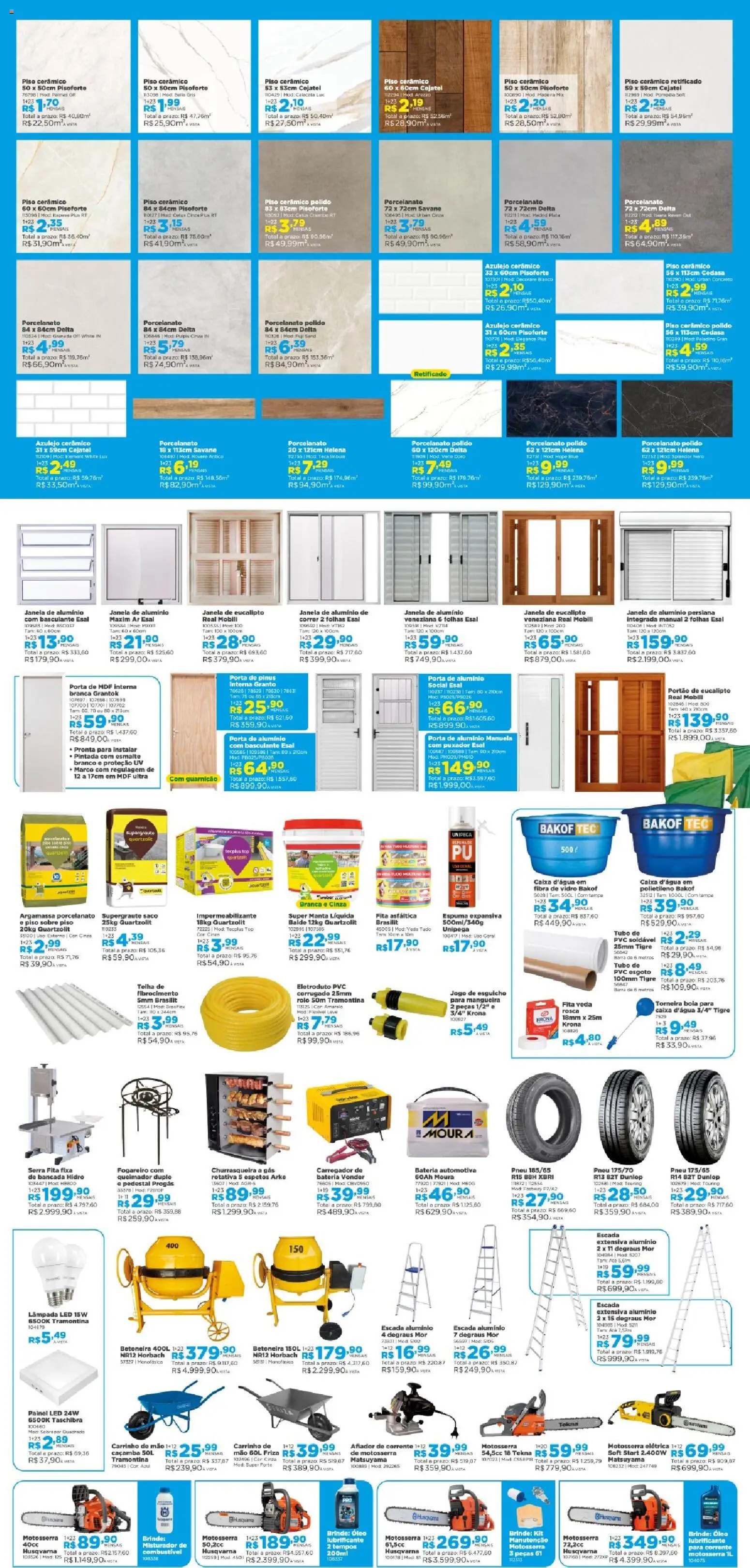 Lojas Solar Folheto - válido de 01.06.2026 | Página: 8 | Produtos: Bancada, Caixa d'água, Mangueira, Piso cerâmico