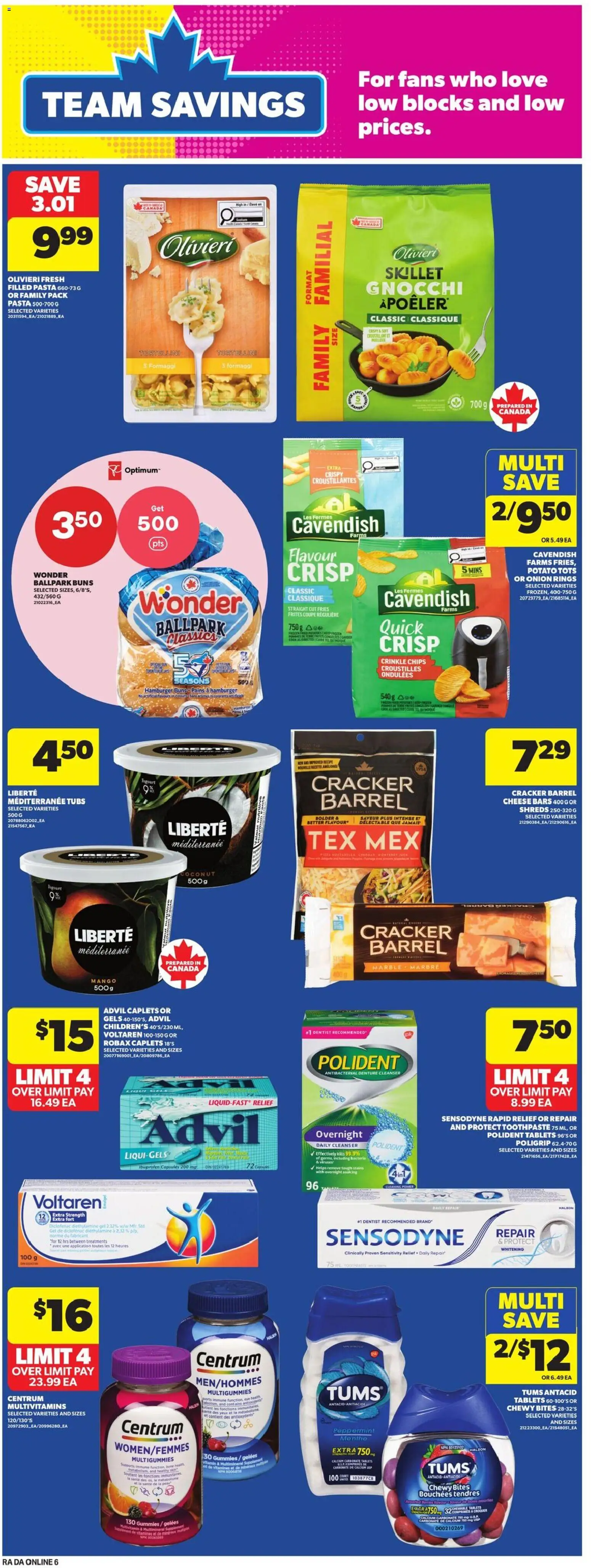 Atlantic Superstore flyer valid from 28.05.2026 | Page: 16 | Products: Pasta, Chips, Toothpaste, Cheese