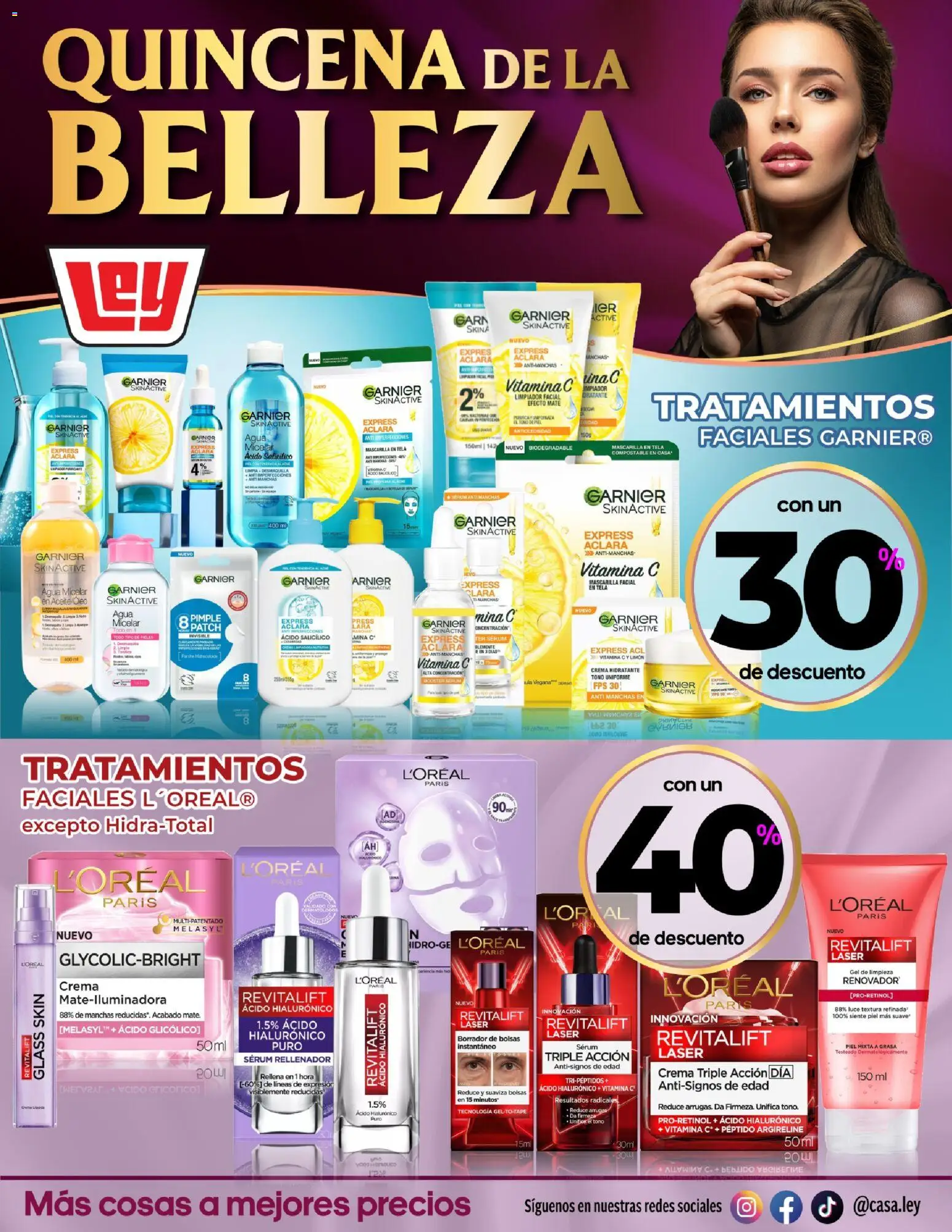 Nuevas ofertas de Casa Ley válidas en toda la República Mexicana desde el 15/07/2026. ¡Encuentra las mejores ofertas en Casa Ley folleto Quincena de la Belleza! | Página: 2