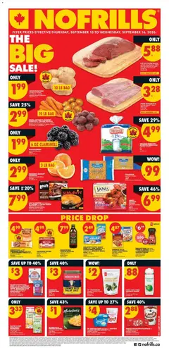 Preview of No Frills weekly flyer / circulaire from shop No Frills valid from Sep 10, 2026
