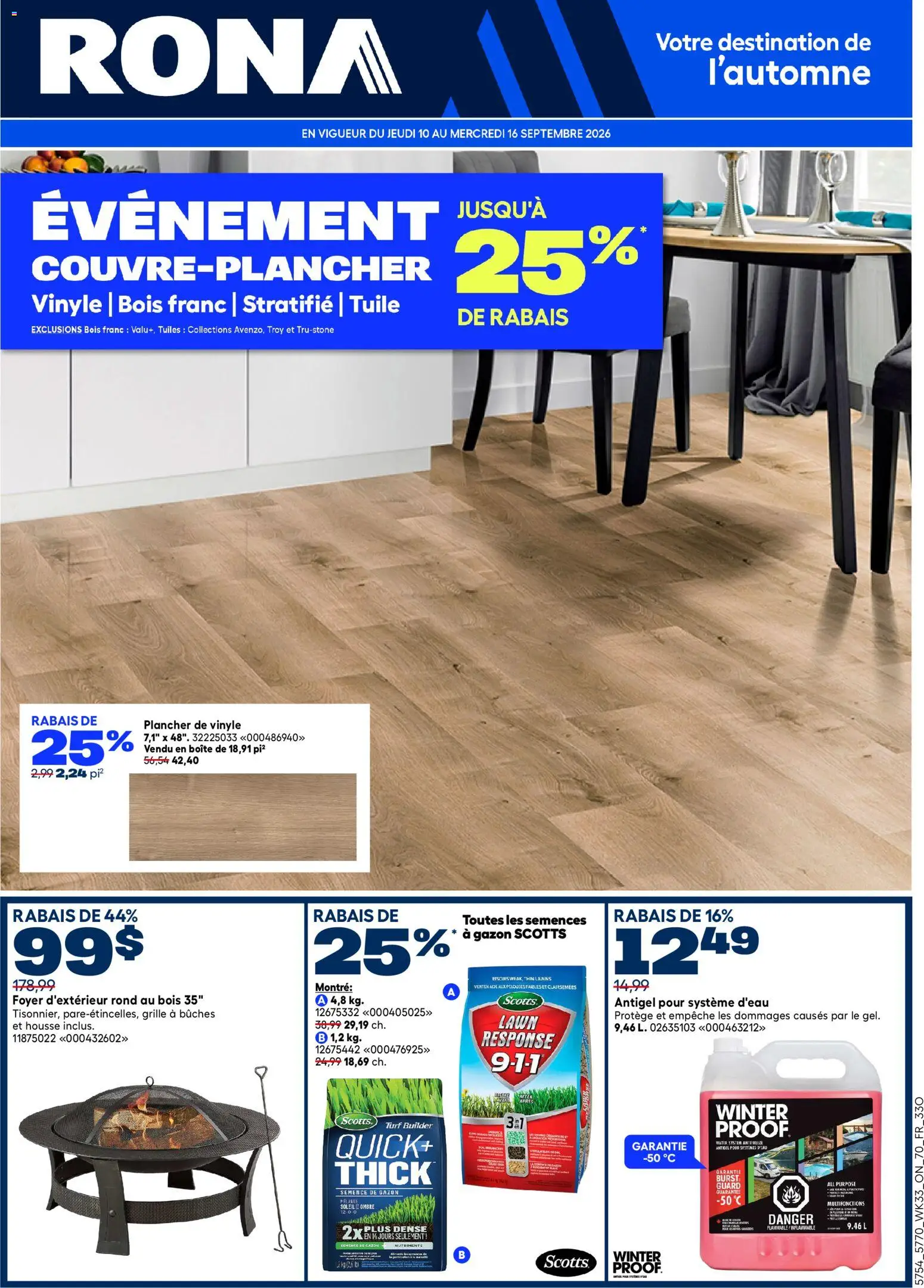 Rona flyer valid from Sep 10, 2026 | Page: 2 | Products: Water