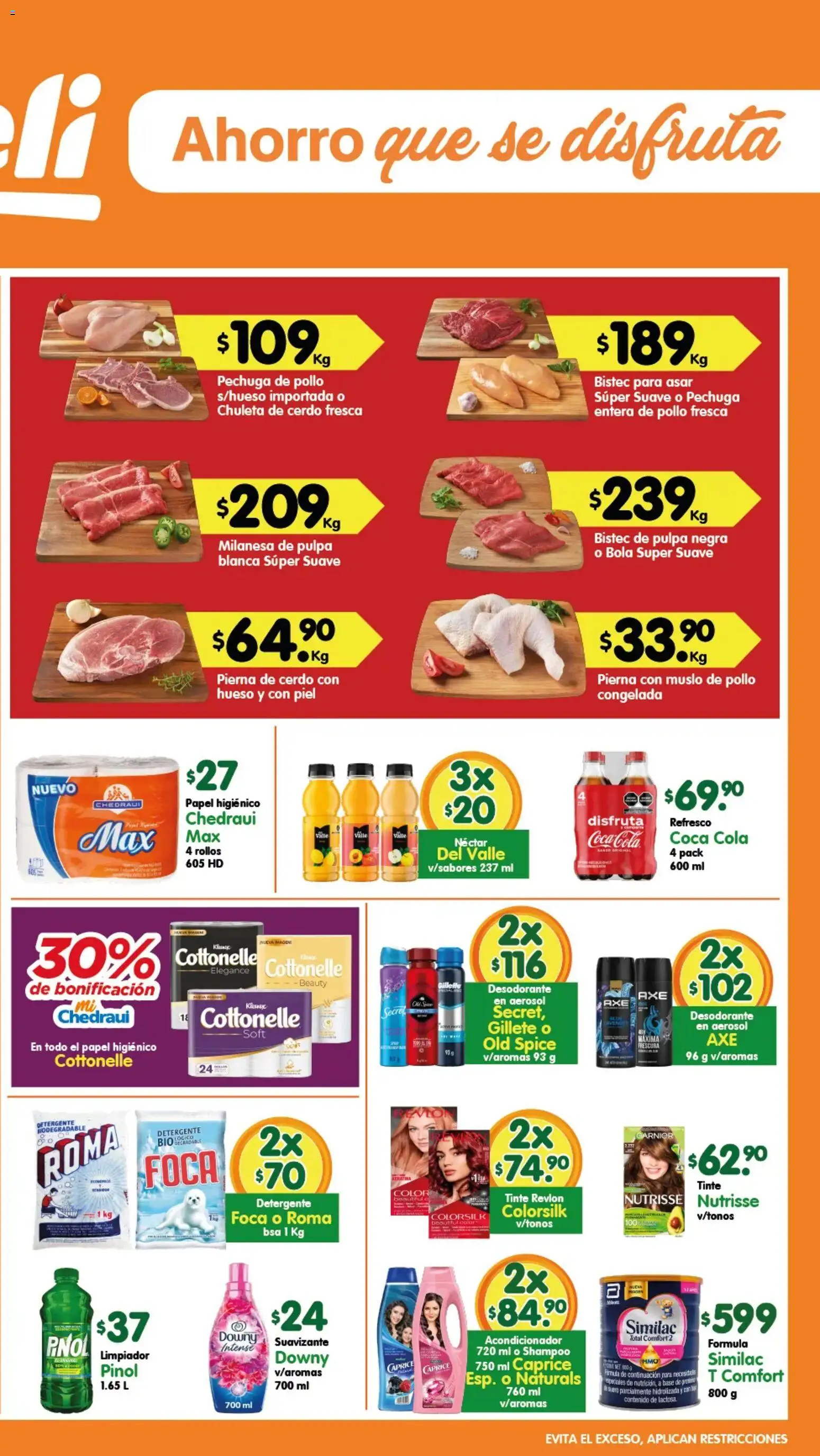 Nuevas ofertas de Arteli válidas en toda la República Mexicana desde el 07/08/2026. ¡Encuentra las mejores ofertas en Arteli folleto Express! | Página: 2 | Productos: Pollo, Chuleta, Suavizante, Limpiador