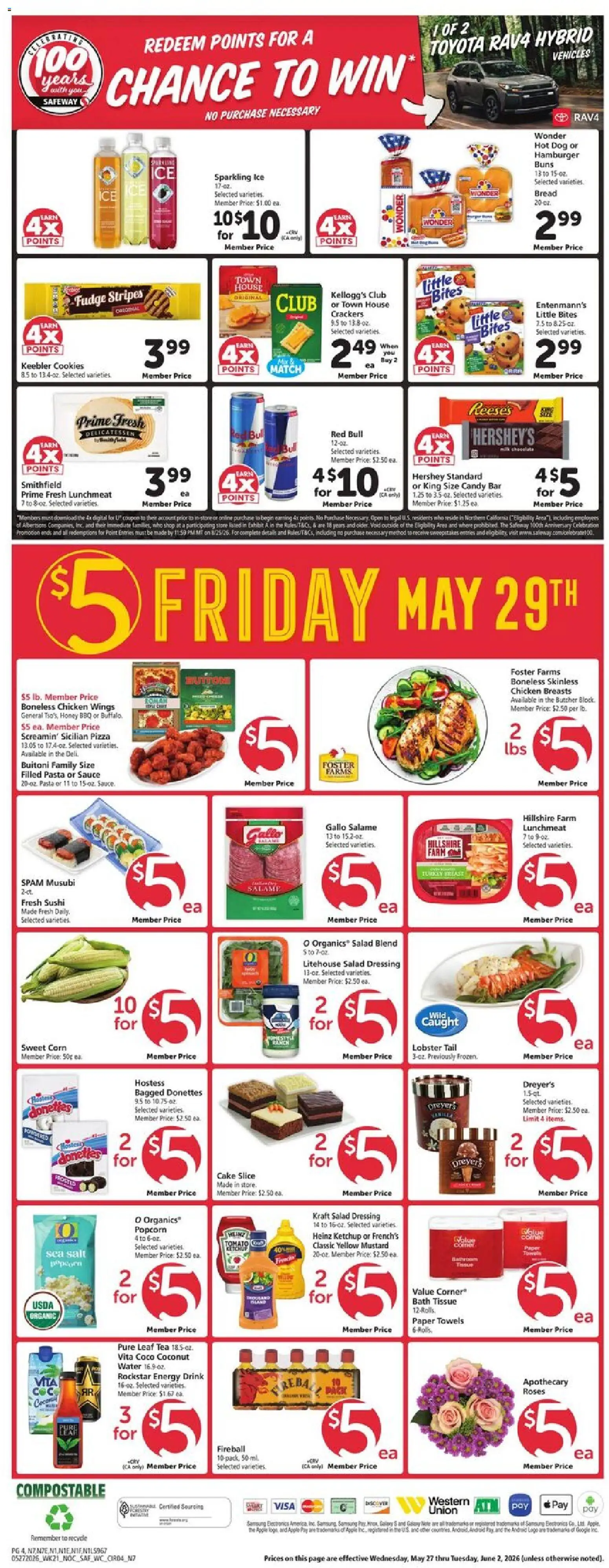 What's in Store at Safeway? New Ad Reveals All from 05/27/2026! | United States