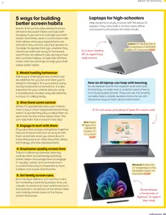 Preview of Officeworks Magazine - valid from 01.01.2026 | Page: 29 | Products: Dinner table, Battery, Laptop, Screen
