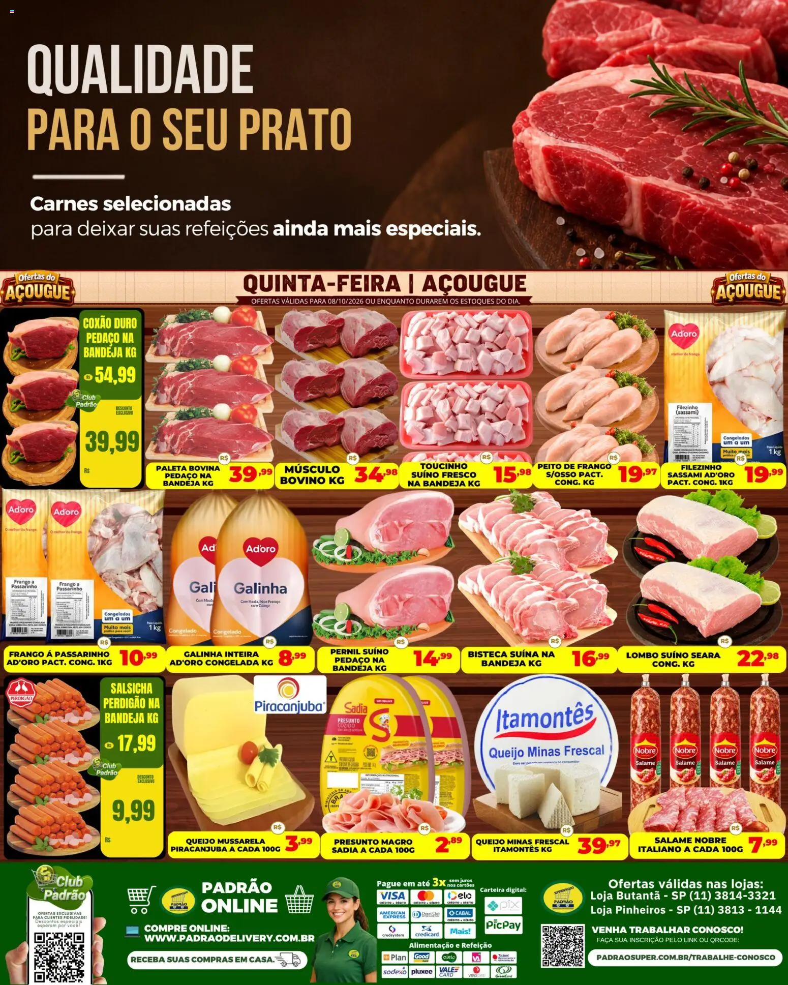Supermercado Padrão Folheto - válido de 08/10/2026 | Página: 1