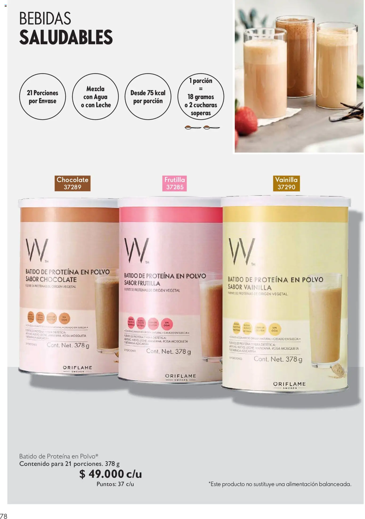 Oriflame Ofertas │ válido desde el 10.07.2026 | Página: 78 | Productos: Huevo, Leche, Chocolate, Frutilla