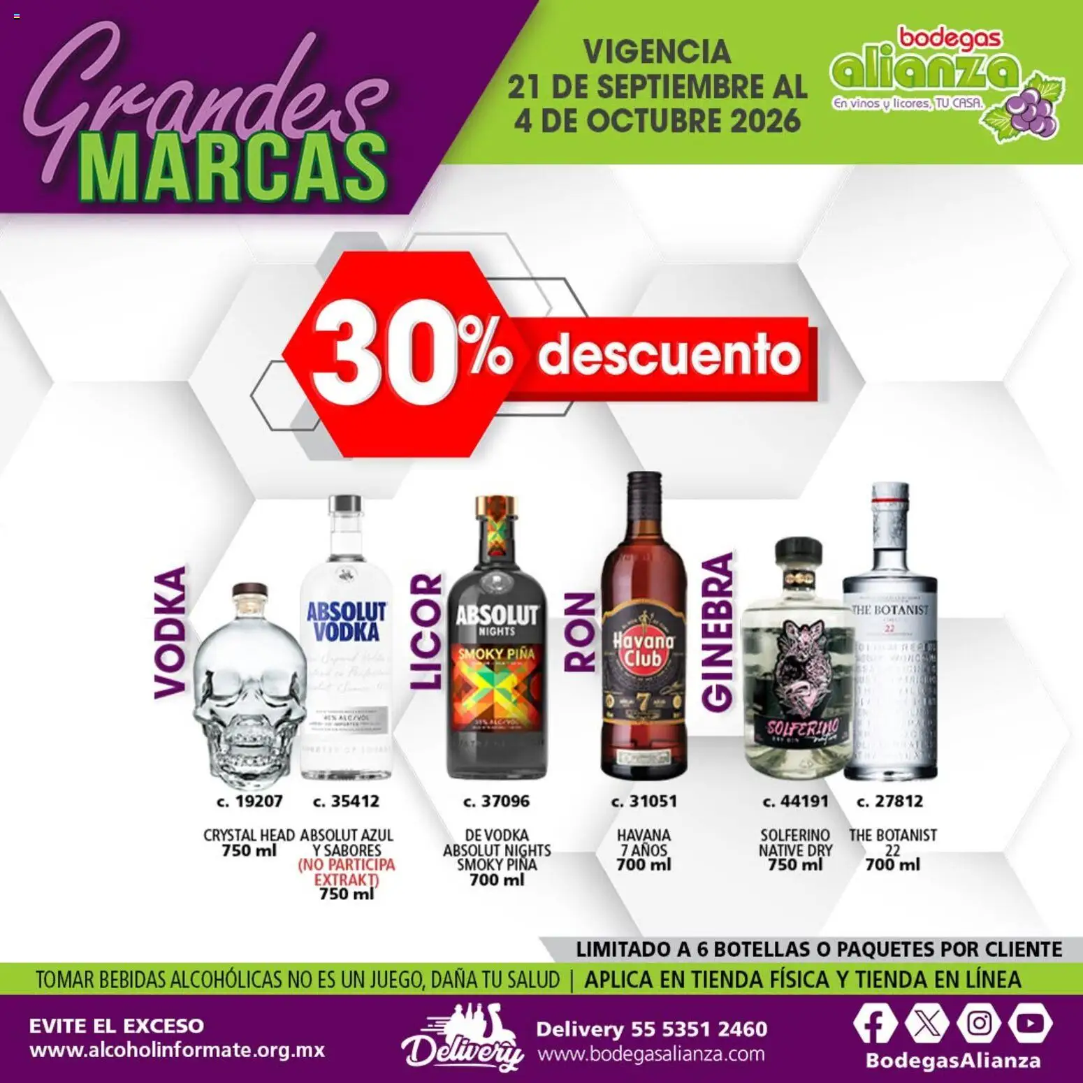Nuevas ofertas de Bodegas Alianza válidas en toda la República Mexicana desde el 21/09/2026. ¡Encuentra las mejores ofertas en Bodegas Alianza catálogo Grandes Marcas! | Página: 3