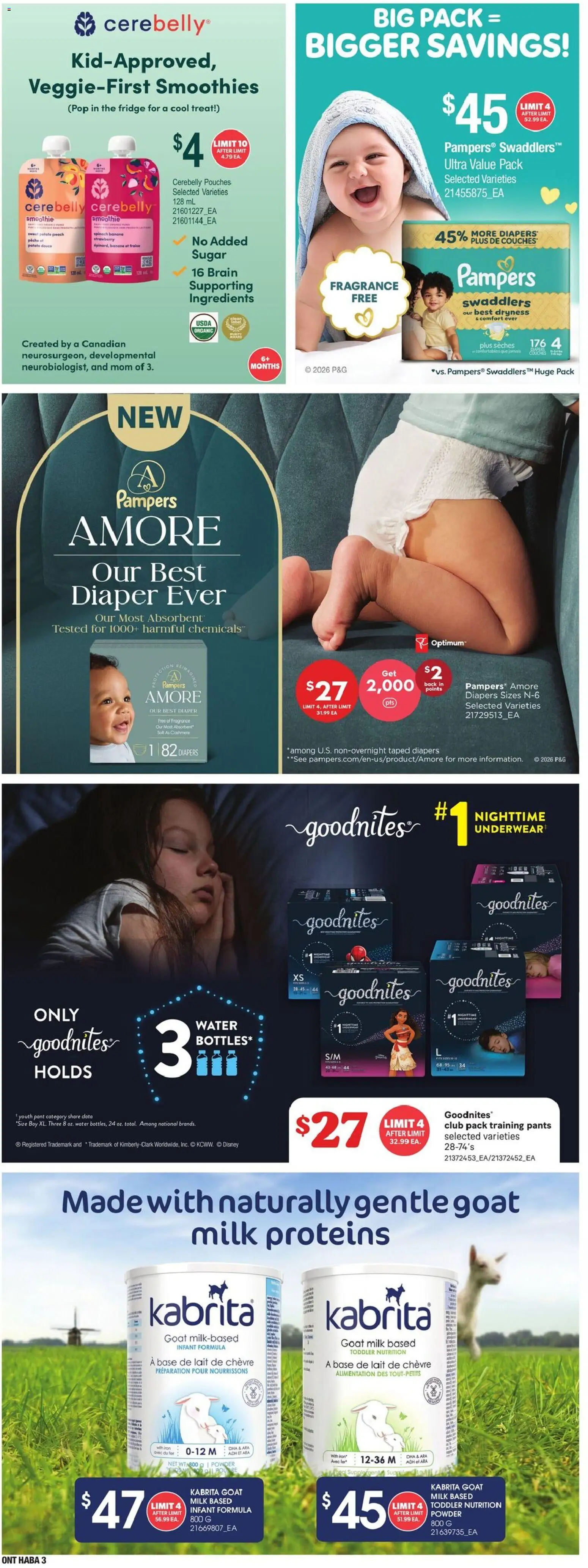 Zehrs flyer valid from Jul 16, 2026 | Page: 11 | Products: Water, Sugar, Smoothie, Milk