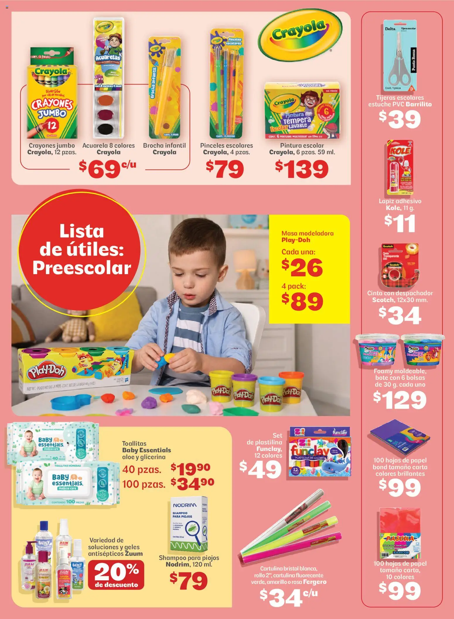 Nuevas ofertas de Soriana válidas en toda la República Mexicana desde el 13/08/2026. ¡Encuentra las mejores ofertas en Soriana Regresa a clases ¡Bien listo! Híper Nacional! | Página: 4 | Productos: Estuche, Shampoo, Cinta, Paté