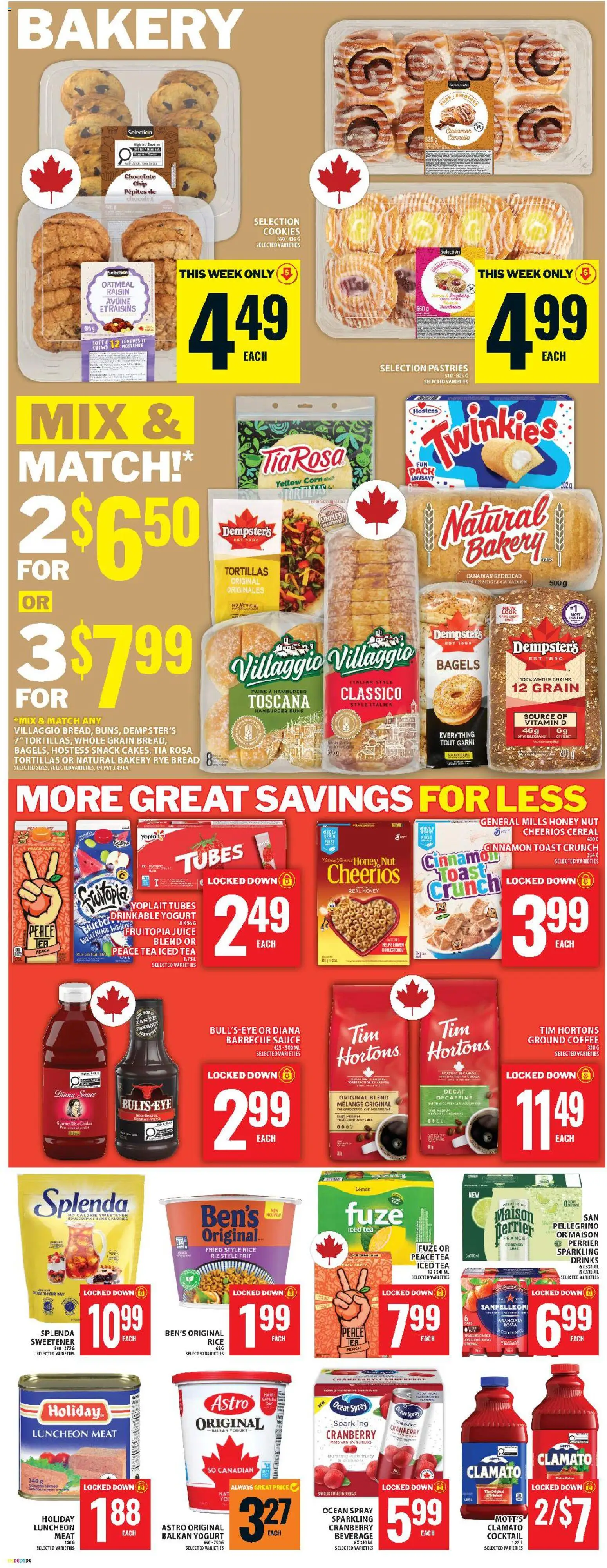 Food Basics flyer valid from 11.06.2026 | Page: 10 | Products: Tea, Cookies, Bakery, Chocolate