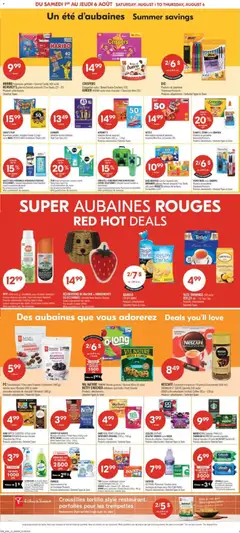 Preview of Pharmaprix weekly flyer / circulaire from shop Pharmaprix valid from Jul 31, 2026 | Page: 8