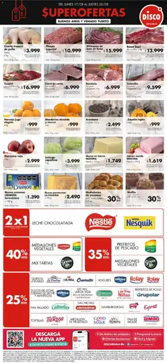 Vista previa Disco ofertas válido desde el 16/08/2026